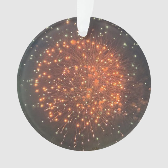 Ornement de photo de feu d'artifice  (devant)