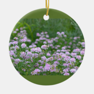 Ornement de photo de fleurs sauvages violettes