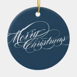 Ornement de photo de Joyeux Noël de marine