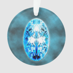 Ornement de pierre gemme de topaze