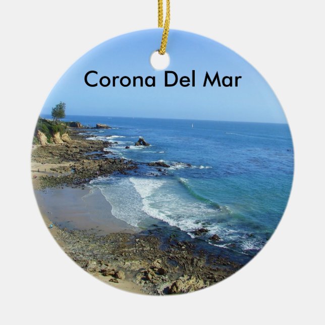 Ornement de plage de côte de Corona del Mar la (Devant)