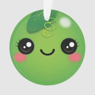 Ornement de pois de Kawaii