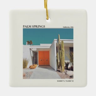 Ornement de porte lumineuse Palm Springs