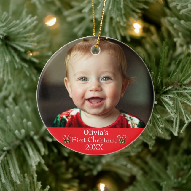 Ornement de premier Noël de bébé (Arbre)