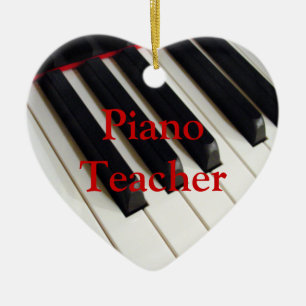 Ornement de professeur de piano