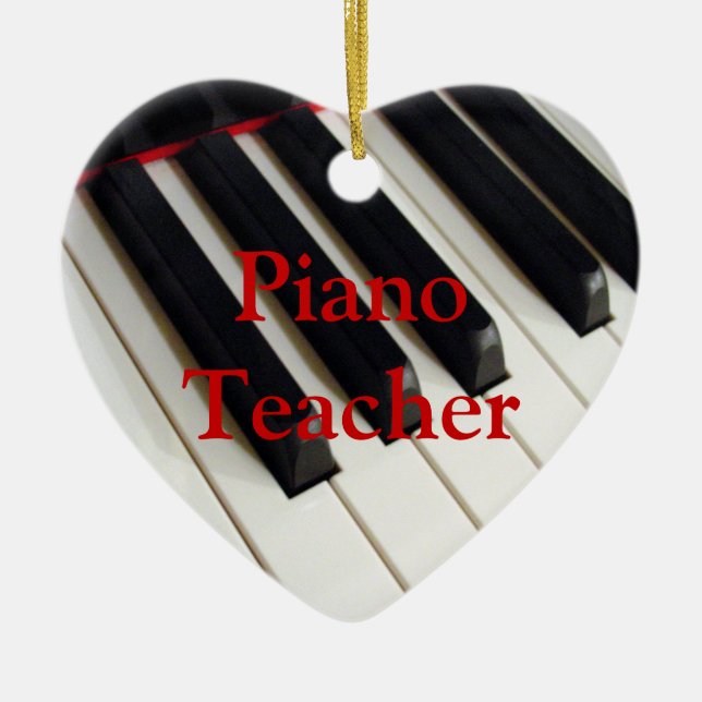 Ornement de professeur de piano (Devant)