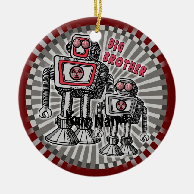 Ornement de robot Big Brother  (Devant)