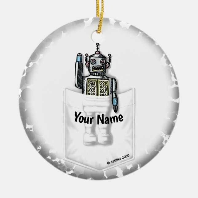 Ornement de robot de poche (Devant)