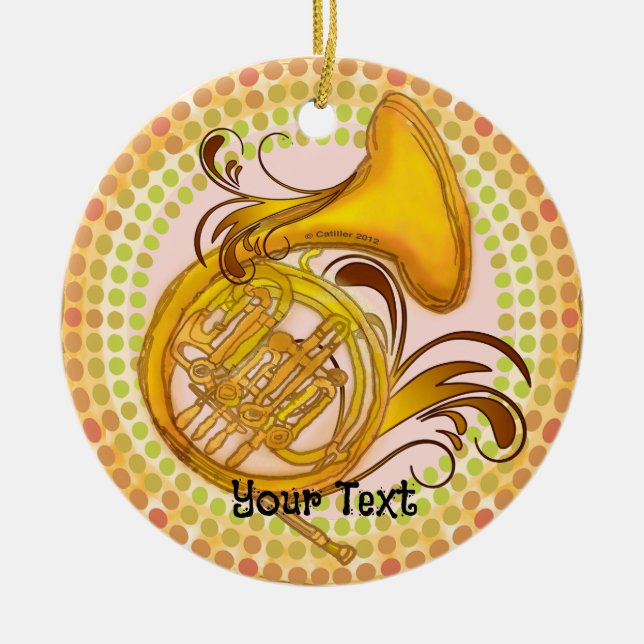 Ornement de rythme de cor d'harmonie (Devant)