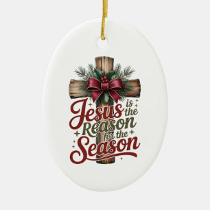 Ornement de saison de la raison de Jésus