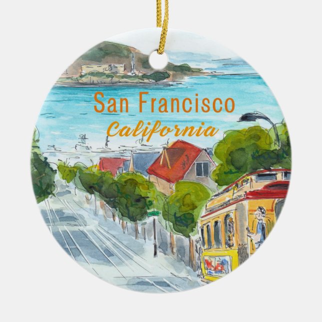 Ornement de San Francisco Californie (Devant)