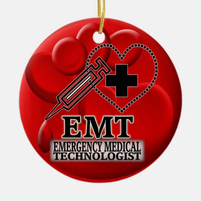 ORNEMENT DE SANG D'EMT - URGENCE TECH MÉDICALE (Devant)