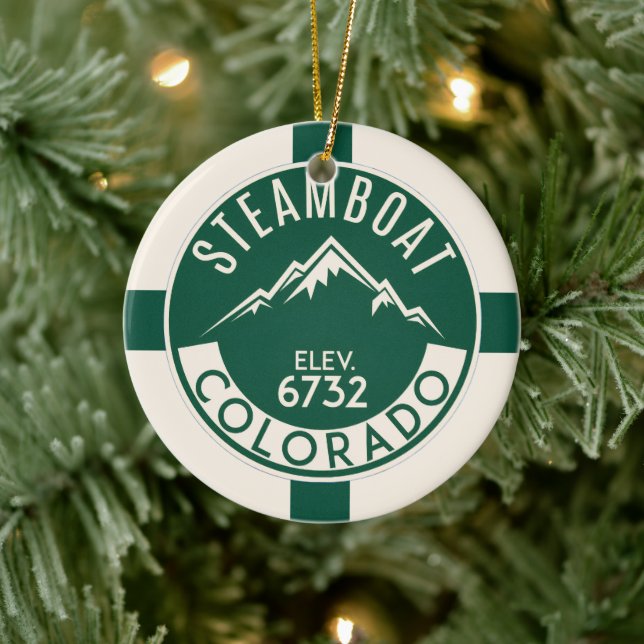 Ornement de ski Steamboat (Arbre)