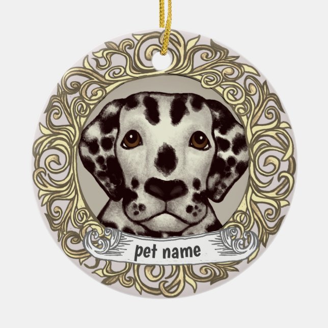 ornement de souvenir aimant le dalmatien (Devant)