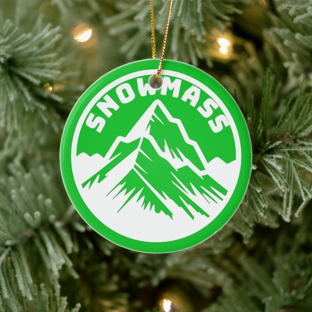 Ornement de souvenir de Ski Snowmass (Arbre)