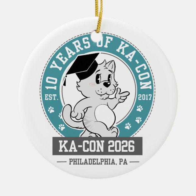 Ornement de souvenir KACON 2026 (Devant)