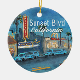 Ornement de Sunset Blvd Los Angeles