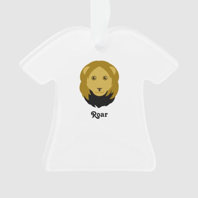 Ornement de T-shirt de lion (devant)