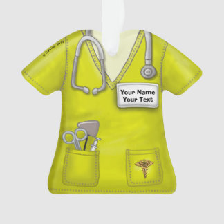Ornement de tenue médicale Yellow Nurse