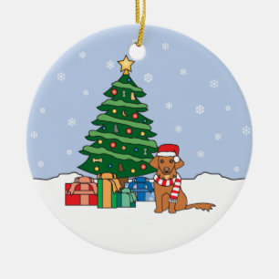 Ornement de tintement de chien d'arrêt de canard