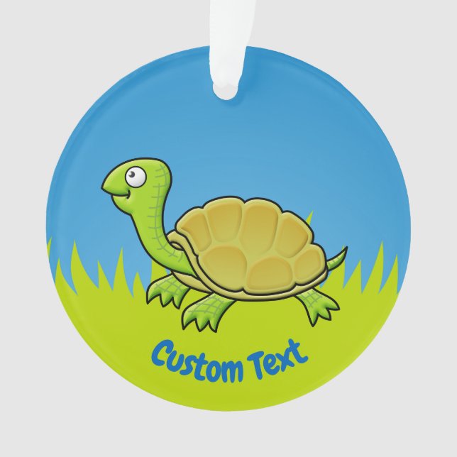 Ornement de tortue cartonnée (devant)