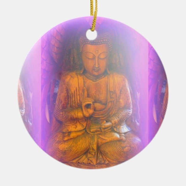 ornement de tranquillité d'aura bouddha violet (Devant)