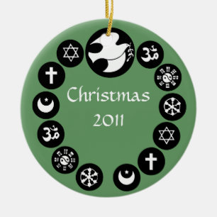 Ornement de vacances de religions du monde