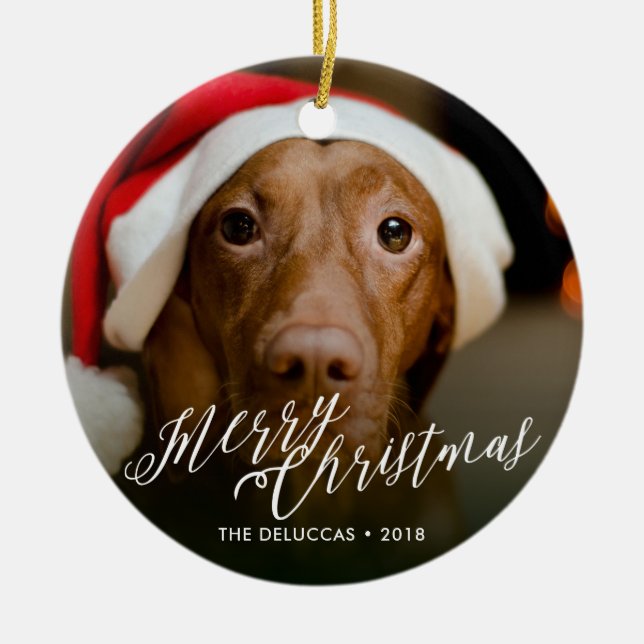 Ornement de vacances *Joyeux Scriptmas* (Devant)