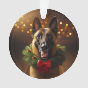 Ornement de vacances Malinois