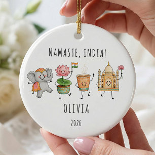 Ornement de vacances personnalisé en Inde