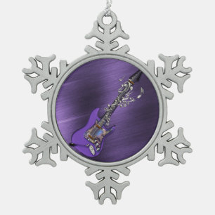 Ornement de vacances pour guitare électrique viole