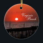 Ornement de Virginia Beach<br><div class="desc">Ornement de Virginia Beach</div>