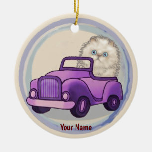 Ornement de voiture chat himalayen