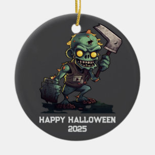 Ornement de zombie qui marche effrayant