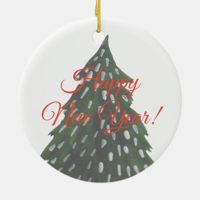 Ornement décoratif Bonne Année (Dos)