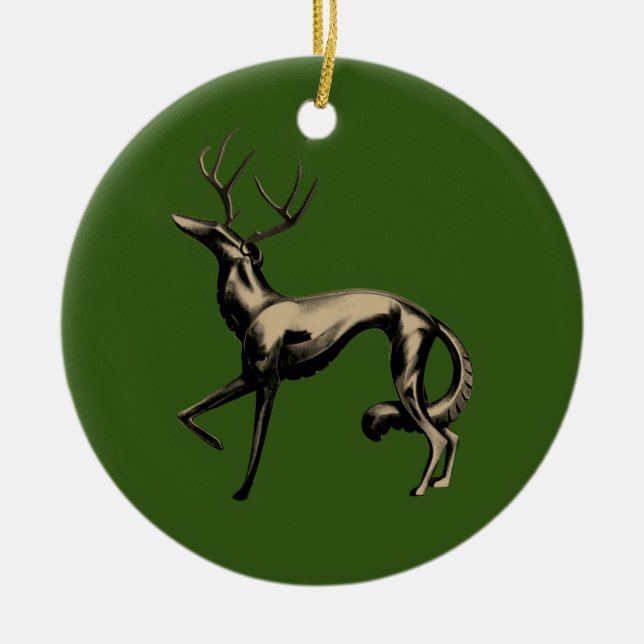 Ornement DeerZoi Vert (Devant)