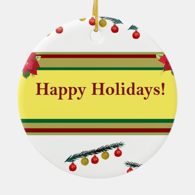 Ornement des fêtes d'hiver (Dos)