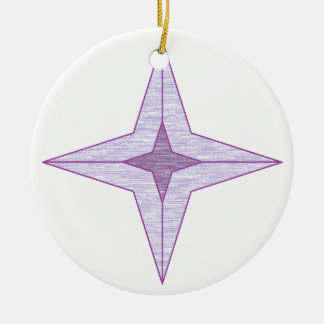 Ornement d'étoile violette