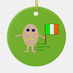 Ornement d'Oeufs Irlandais Patriotique