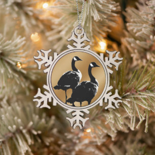 Ornement d'oie du Canada Ornements de Noël de déco