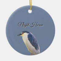 Ornement d'oiseau de nuit Heron