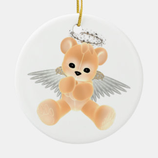 Ornement d'ours d'ange gardien de pêche de KRW