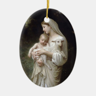 Ornement d'ovale d'innocence de Bouguereau