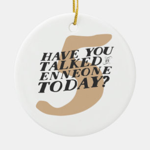 Ornement drôle de Noël d'Enneagram 5