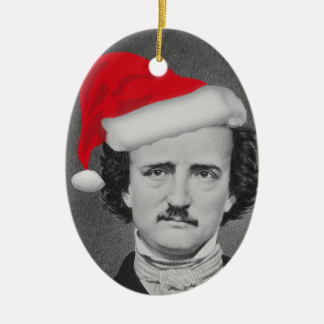 Ornement drôle d'Edgar A. Poe Christmas de (Devant)