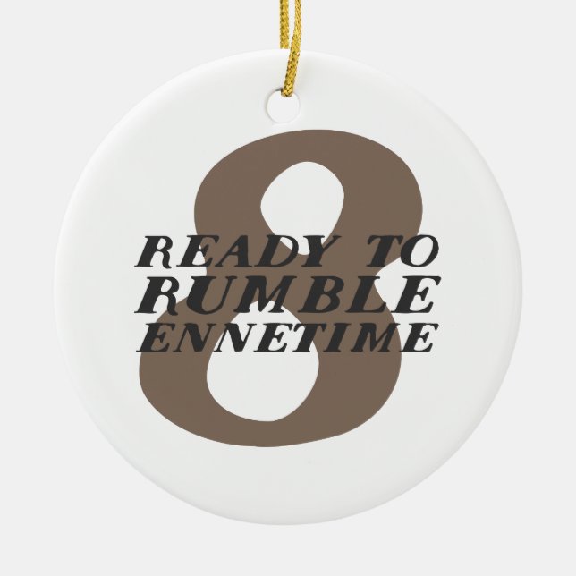 Ornement drôle d'Enneagram 8 (Devant)