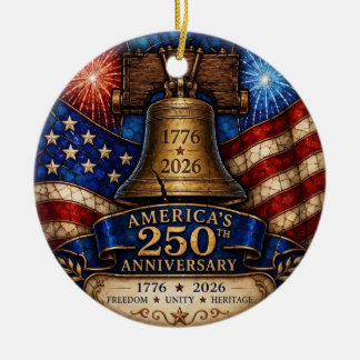 Ornement du 250e anniversaire de l'Amérique