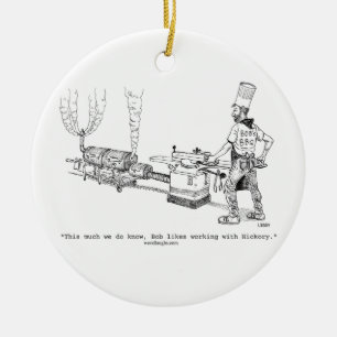 Ornement du BBQ de Bob (rond, ovale, carré)