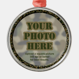 Ornement du cadre de camouflage