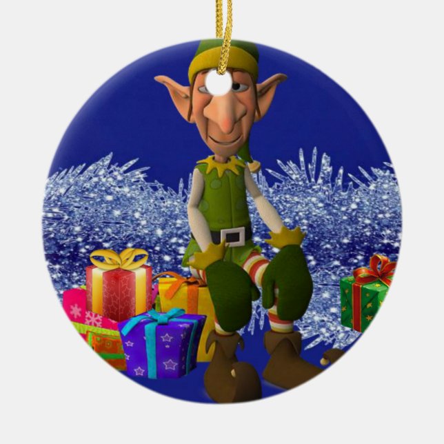 Ornement du Cercle de Noël, Elfe (Devant)